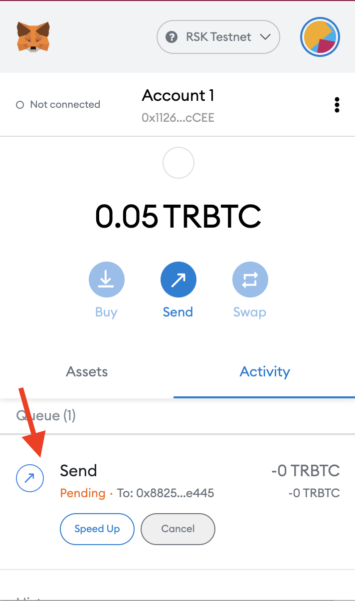 Metamask Transaction Processing